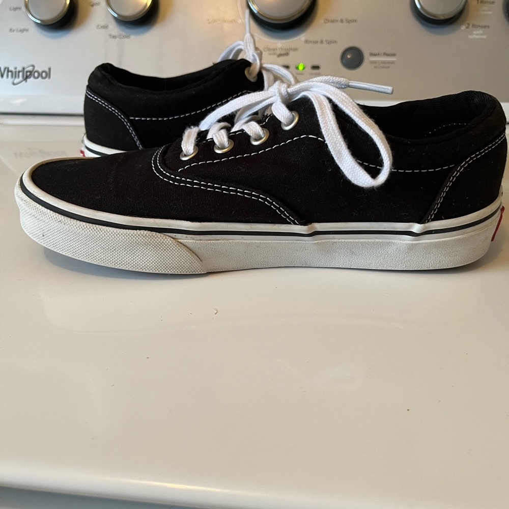 Vans Classic Black and White Sneakers - Picture 3 of 6